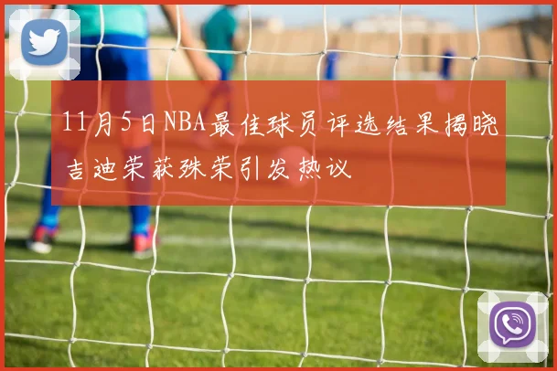 11月5日NBA最佳球员评选结果揭晓吉迪荣获殊荣引发热议
